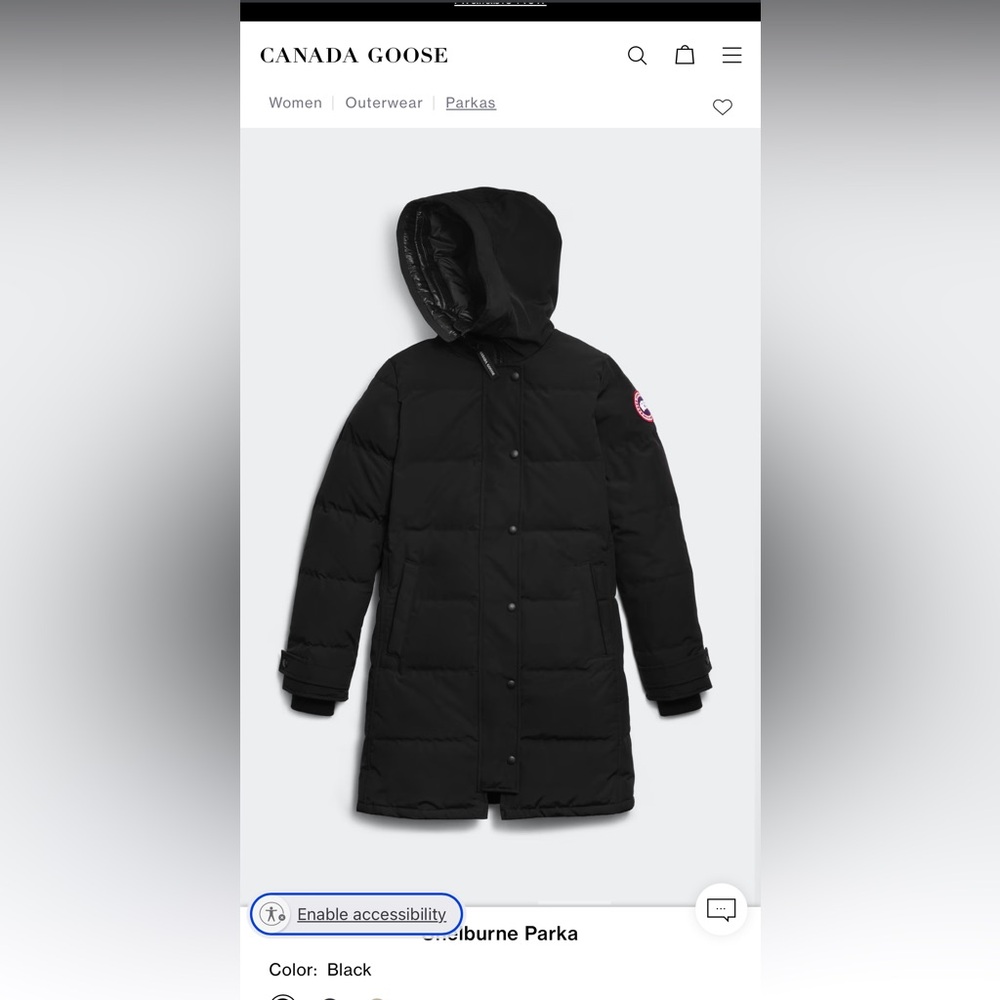Canada Goose Shelburne Parka - WORN ONCE IN CAR. LIKE NEW